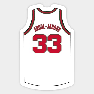 Kareem Abdul Jabbar Milwaukee Jersey Qiangy Sticker